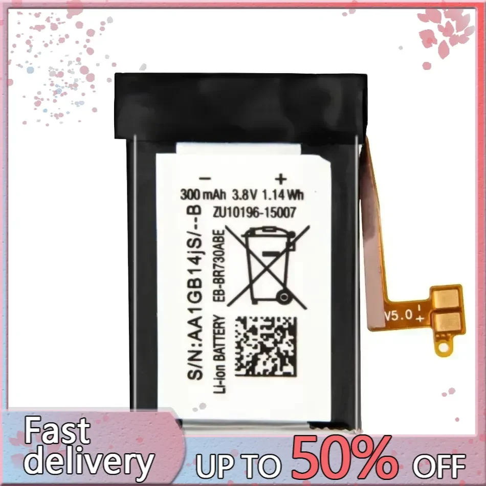 EB-BR730ABE 300mAh Battery For Samsung Gear Sport SM-R600 S2 3G R730 SM-R730A R730V SM-R730S SM-R730T SM-R735T Watch