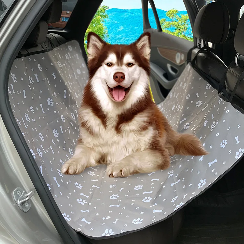 Car Pet Seat Pad Waterproof Dirt Resistant Suitable Multiple Models Solid Color Cars Rear Seats Cushion