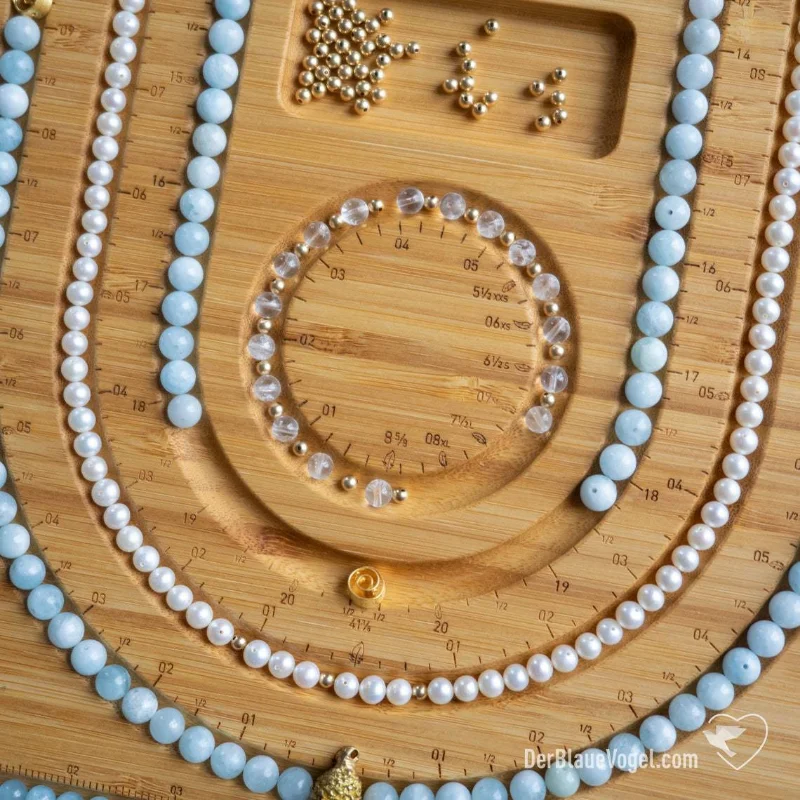 Bamboo Beading Board DIY Jewelry Making Tool Mats Trays Pearl Board Design Bracelet Beaded Pad Tray Accessories 48*28CM