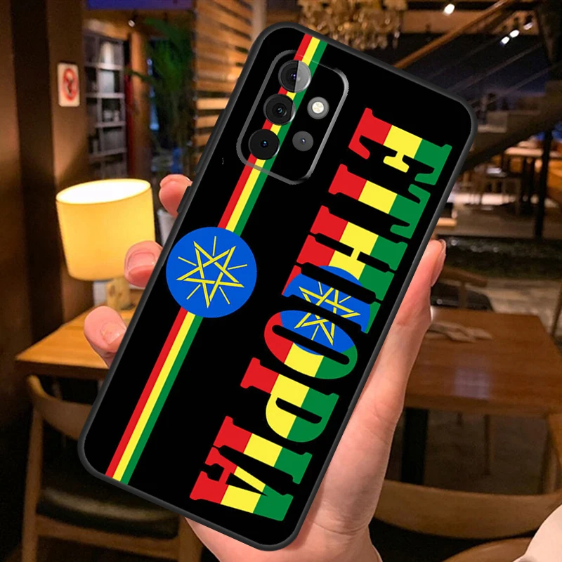 Ethiopia Flag Case For Samsung Galaxy A52 A12 A22 A32 A42 A51 A71 A13 A23 A33 A53 A14 A54 A34 Phone Cover