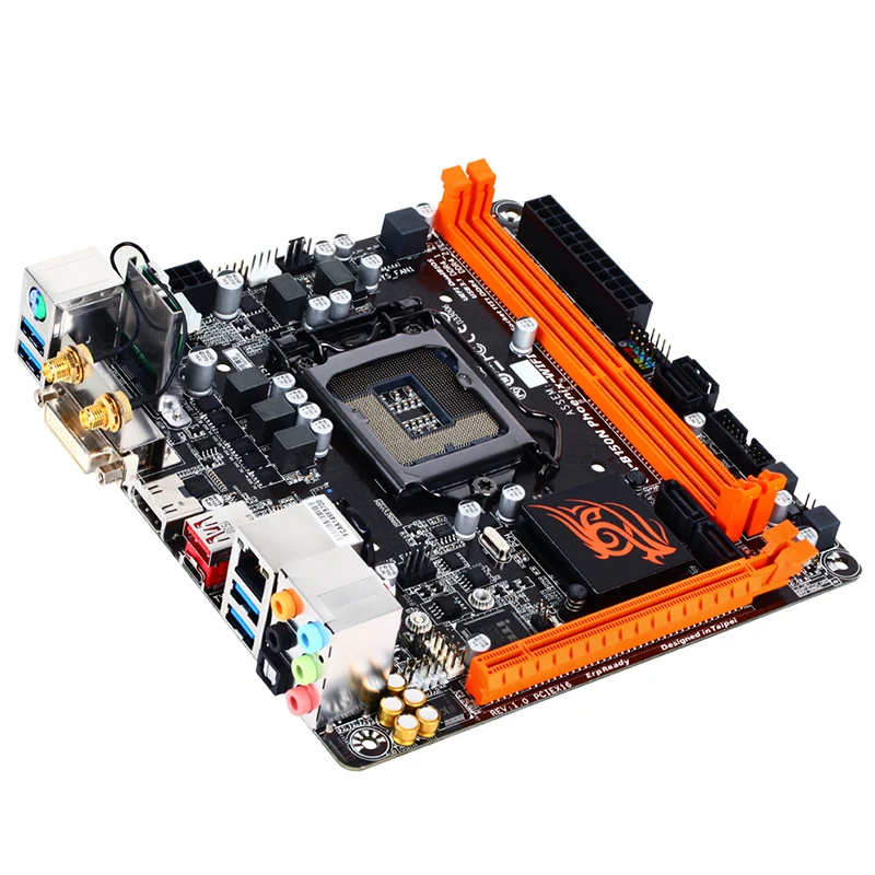 Mini ITX Motherboards para Intel B150, Desktop Mainboard, SATA III, USB 3.0, GA-B150N, Phoenix-WIFI, LGA 1151, DDR4, 32GB