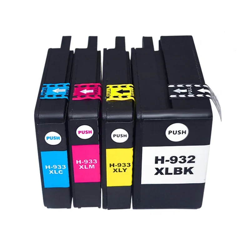 8PCS 933XL Compatible Ink Cartridges For HP 932 933 Officejet Pro 6100 6600 6700 7110 7610 7612 Printer For HP932 932XL 933XL