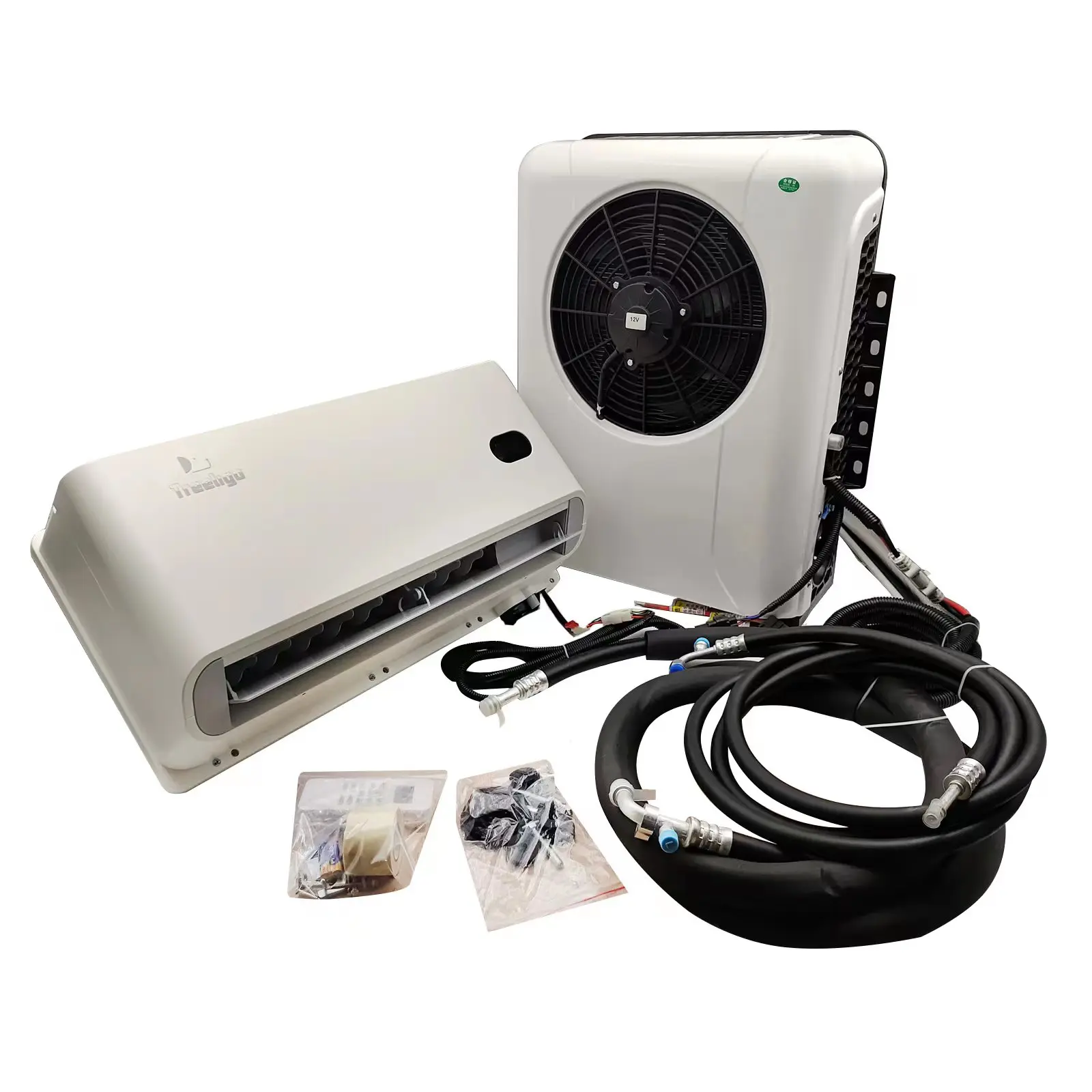 

Automobile Air Conditioning 12v 24v Split Air Conditioning For Truck Cabin Tractor Trailer Excavator
