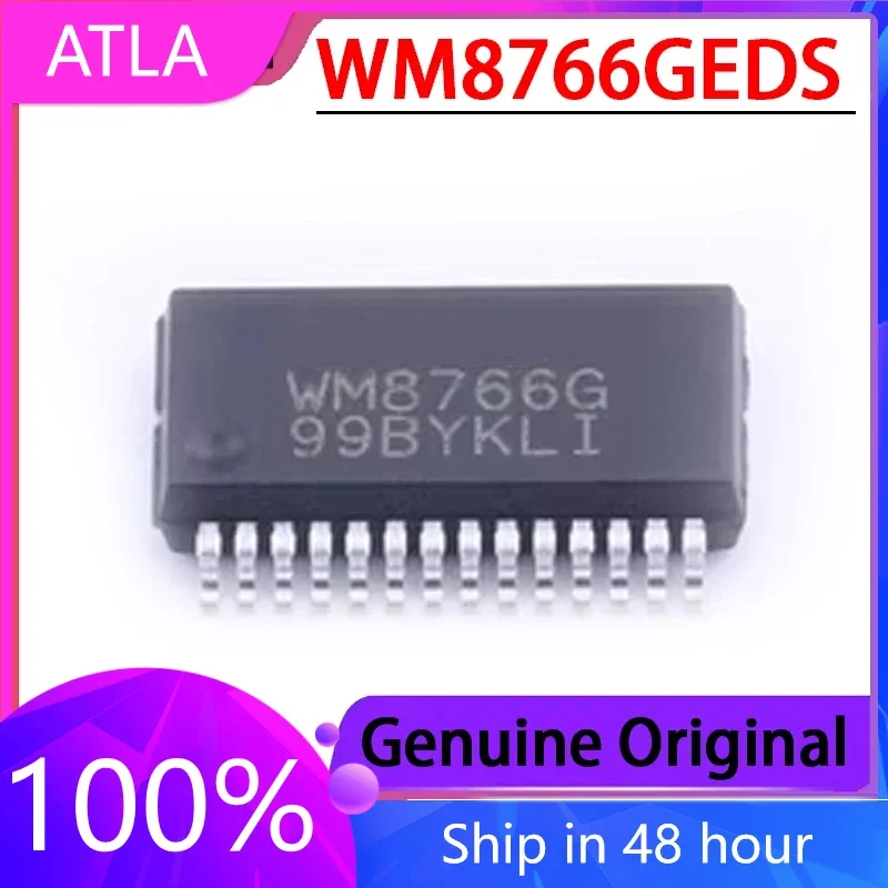 1PCS New Original WM8766GEDS/RV WM8766G SSOP28 Digital To Analog Conversion Chip DAC in Stock