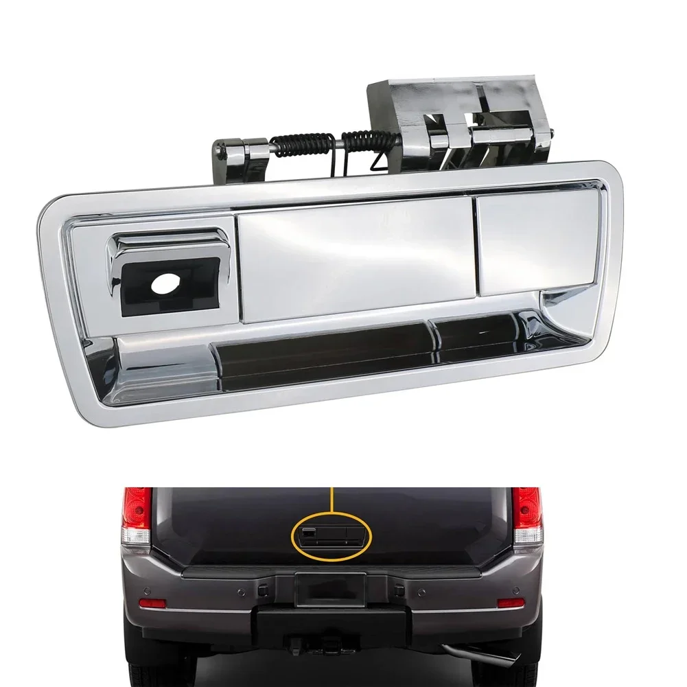 Car Rear Liftgate Outside Door Handle With Camera Hole For NISSAN For ARMADA 2004 2005 2006 2007 2008 2009 2010 11 12 13 14 2015