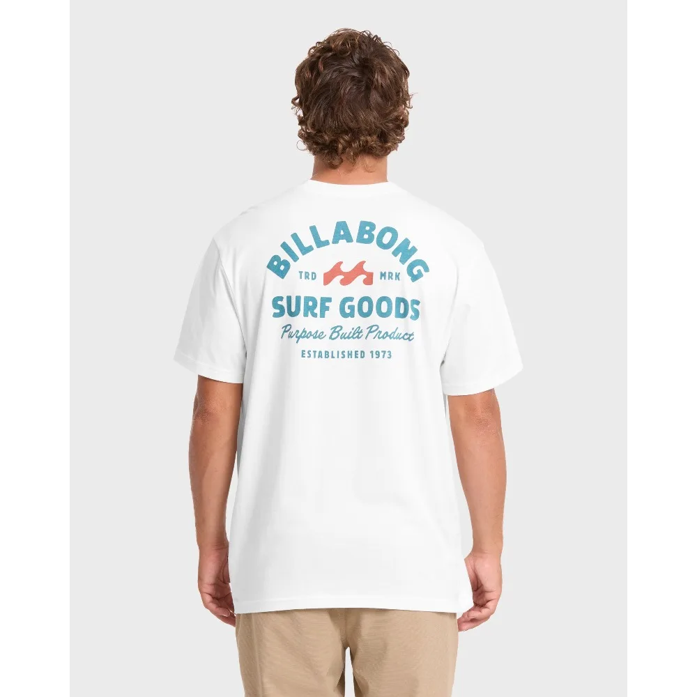 Billabong Foundry Premium Tee Best-seller T-shirt 100% Cotton Tee Casual Sports Breathable Short Sleeve