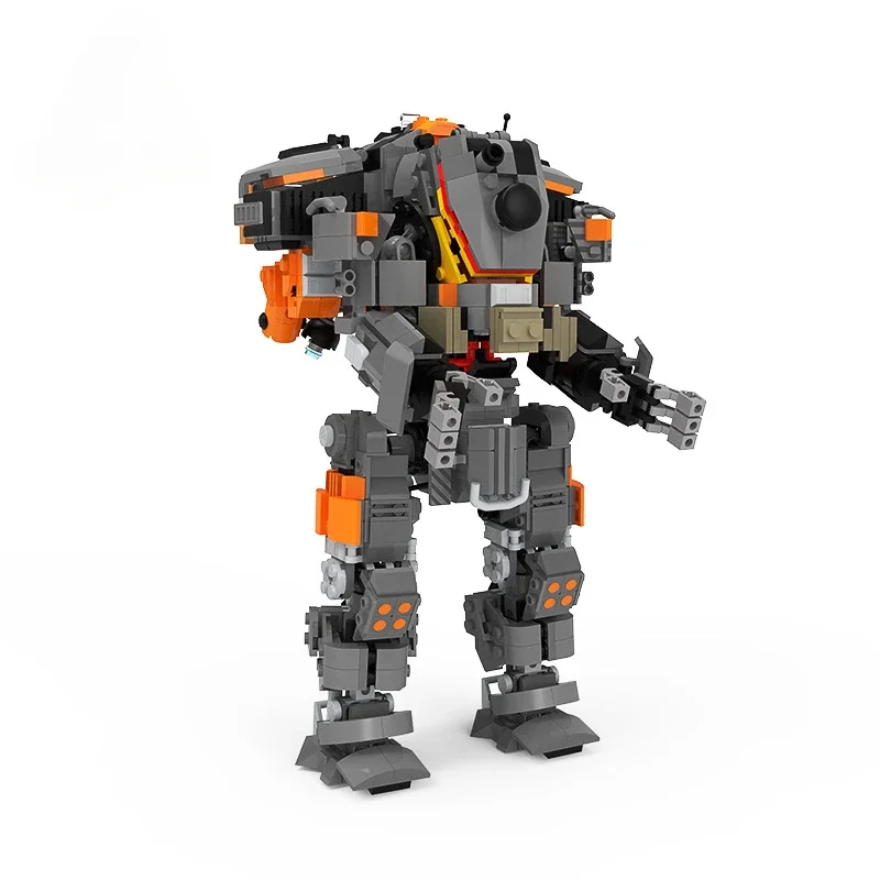 Hot Game Accessories Titanfalled Boss Kane's Mecha Building Blocks MOC-39614 Scorch Titaned Robot Assembly Model Kids Toy Gift