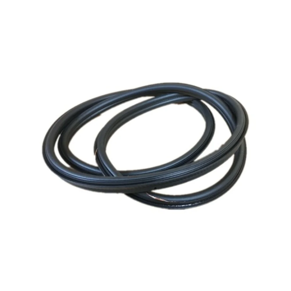 As Shown In The Picture Rear Trunk Seal Black Rubber Seal High Universality Fitment No Non-Deformation Rubber Trunk Maintenance