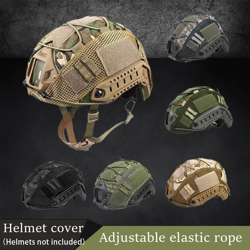 1 قطعة غطاء خوذة التكتيكية ل سريع MH PJ BJ خوذة الادسنس الألوان الجيش خوذة غطاء الملحقات العسكرية خوذة حماة #1