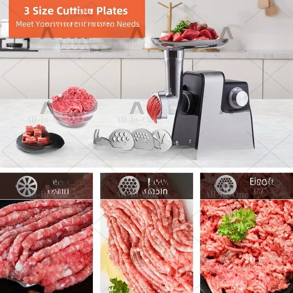 Meat Grinder Household Electric Stainless Steel Minced Pepper Garlic Paste