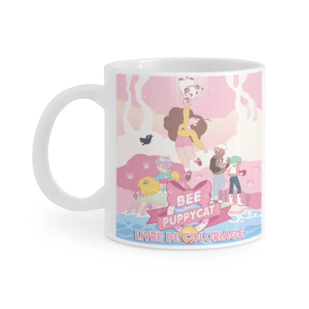 Bee and Puppycat Cat Ceramics Coffee Mug Cute Gamer Birthday Gift Back To School Mug