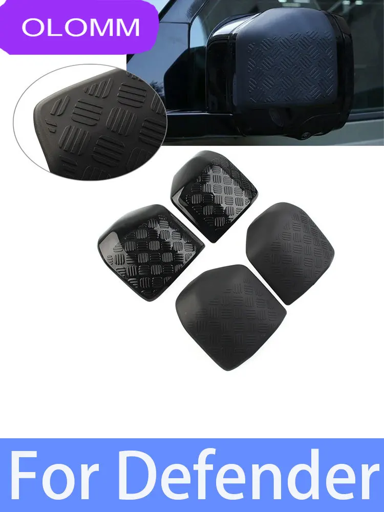 Rearview mirror protection plate For Land Rover 20-26 Defender 90 110 130 ABS external rearview mirror scratch protection decora