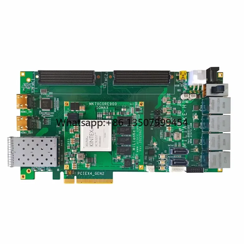 

Kintex7 Series MLK-H1-CK04-325T/410T Development Board Machine Vision High-speed Communication Non-Embedded DDR3 2GB FFG900