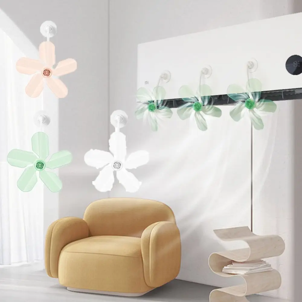 

3Pcs Wall Mounted Conditioning Guide Fan Adjustable Windmill Shaped Air Conditioner Vent Cover Plastic Anti Direct Blowing