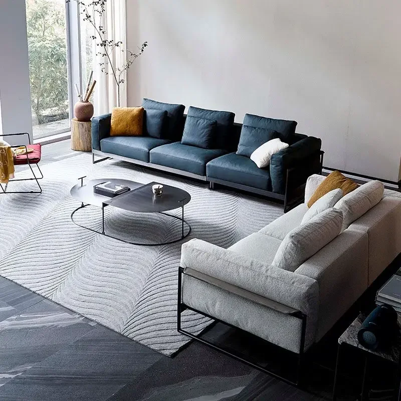 

Modern Leather Living Room Sofa Set 7 Seater Corner Sectional Sofa Living Room Furniture