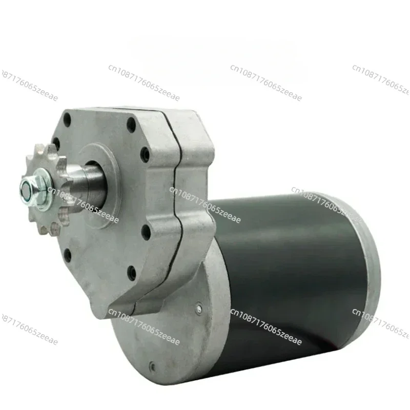 

DC12V 24V 800W 428/530 Sprocket about 30RPM Permanent Magnet DC Worm Gear Geared Motor