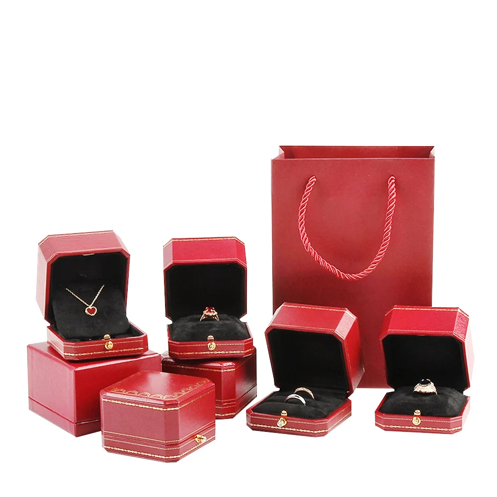 Luxury Octagonal Bangle Bracelet Box Classic Jewelry Cases Packaging For Necklace Pendant Display