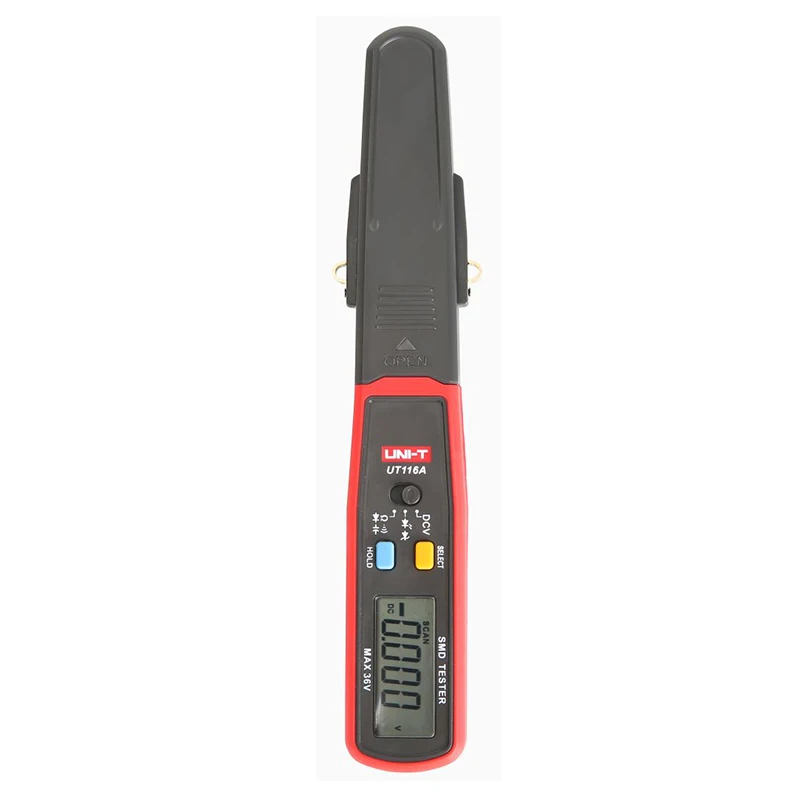 u ni-t UT116A SMD Tester Meter Multimeter Resistance Capacitance LED Diode Continuity DCV Tester