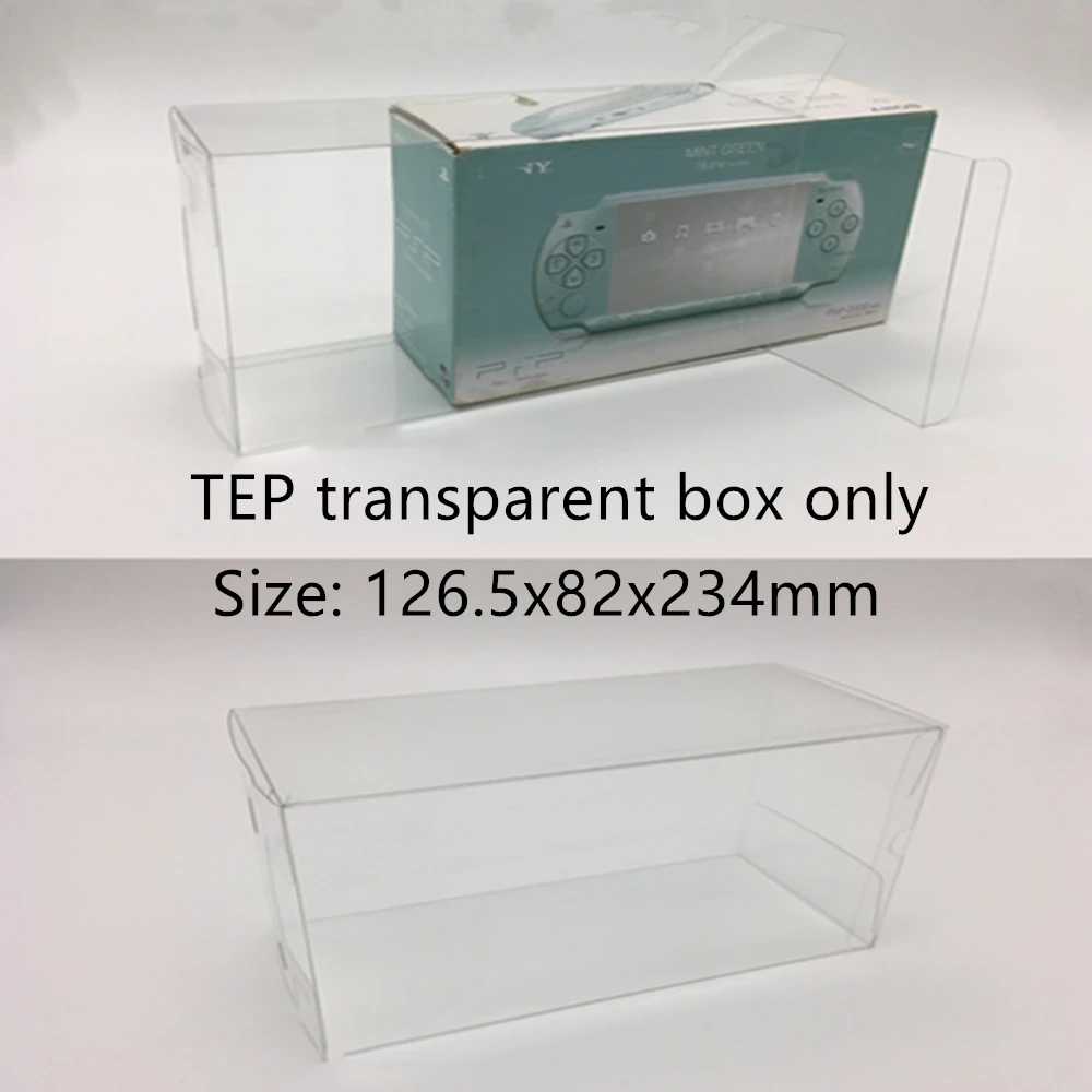 Collection Display Box For PSP2000/Sony PlayStation Portable Game Storage Transparent Boxes TEP Shell Clear Collect Case