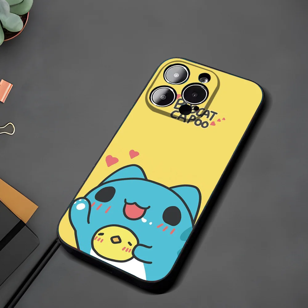 Comic Cat Bugcat Capoo Phone Case For Iphone 15 11 13 14 Pro Max 7 8 Plus X Xr Xs Max Se2020 12mini Cover Case