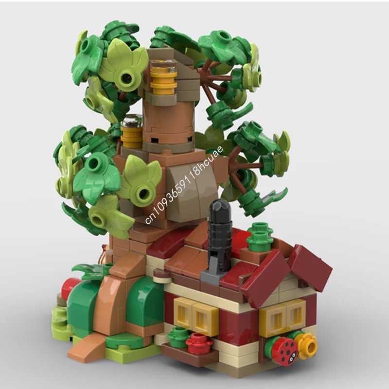 327 قطعة MOC Mini Winniess The Pooh اللبنات عيد الميلاد قسط لتقوم بها بنفسك هدية مصممة للبالغين ومحبي الهوايات الأطفال هدية