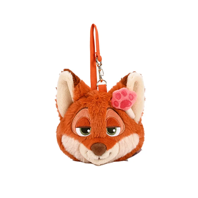Kawaii Zootopia Judy Hopps Plush Toys Coin Purse Wallet Creative Cartoon Nick Wilde Backpack Couple Pendant Friend Birthday Gift