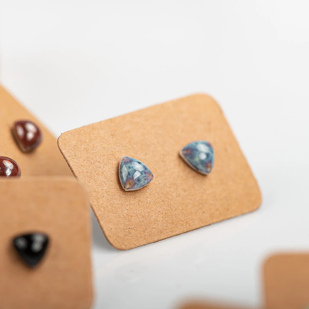 Small And Cute Porcelain Multicolor Earrings Anti-allergic #LY413  lotes de aretes por mayoreo vintage earrings