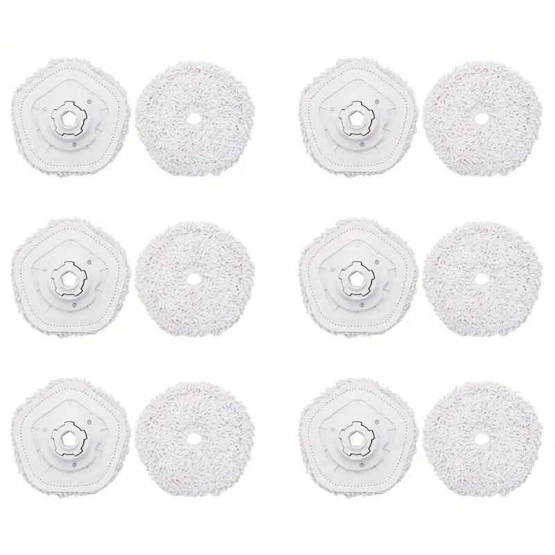 

ABRE-12 PCS Mop Cloth For Dreame Bot W10 Sweeping Robot Vacuum Cleaner Accessories Replacement Parts