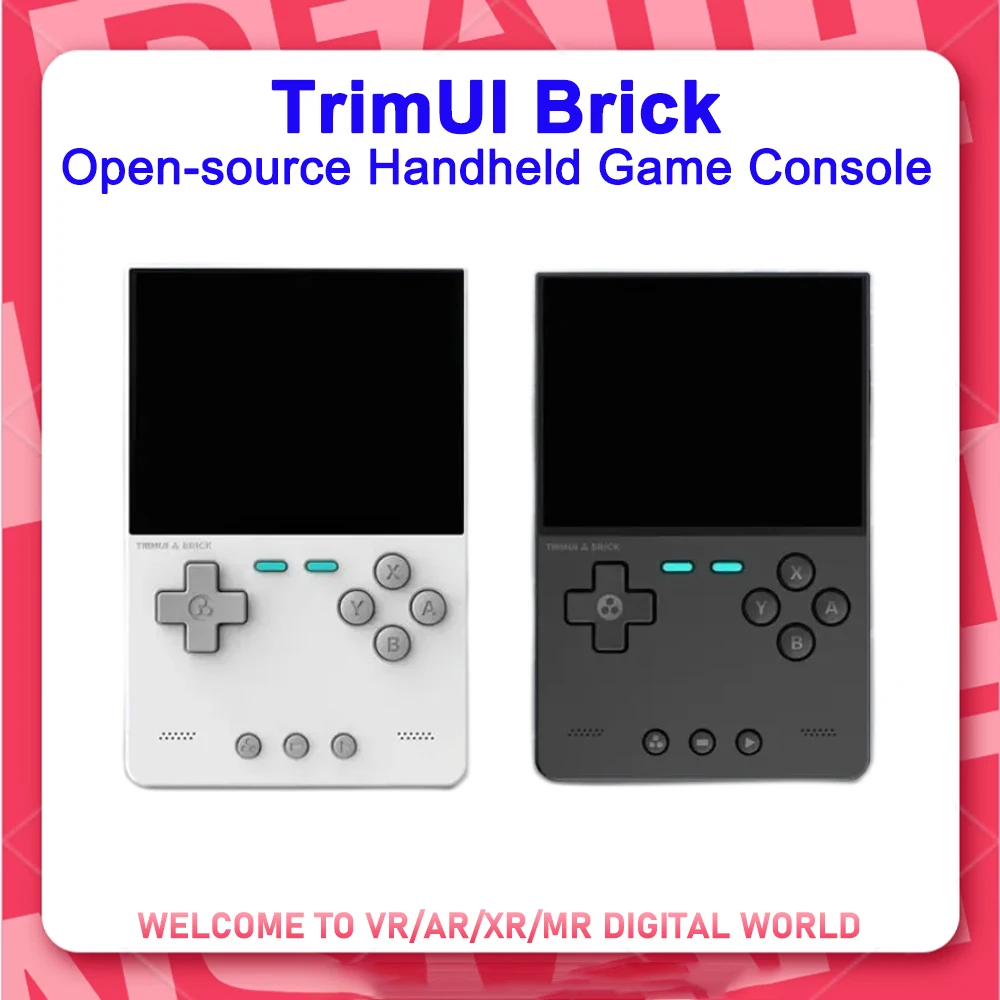 2024 New TRIMUI BRICK Handheld Game Console 3.2'' IPS Support MAME GAME GEAR GB GBA GBC MD DC FC SFC MS N64 NDS WSC PS PSP Games