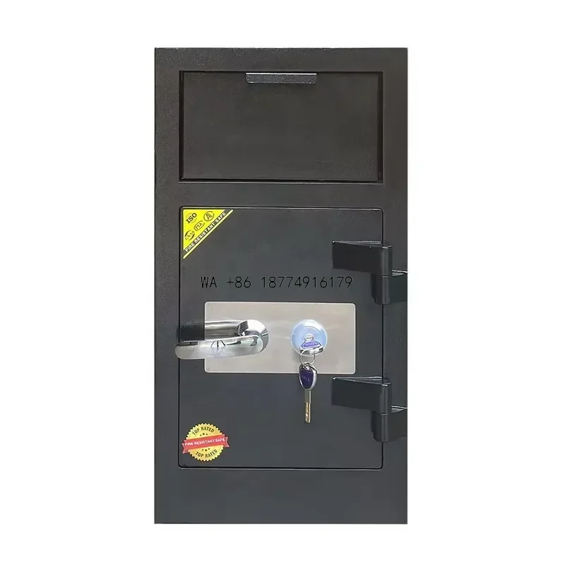 wmwmnu Fire-safe drop-off safe with combination lock, hotel metal-steel drop-off safe for cash storageODM OEM