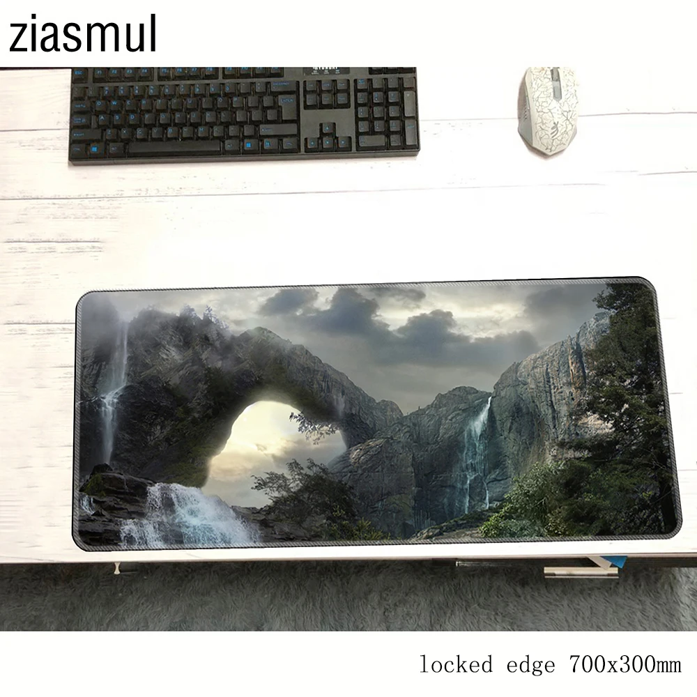 Painting Mouse Pad Spring Computer Mat 900x400x3mm Gaming Mousepad Grass Padmouse Keyboard Games Pc Gamer Desk