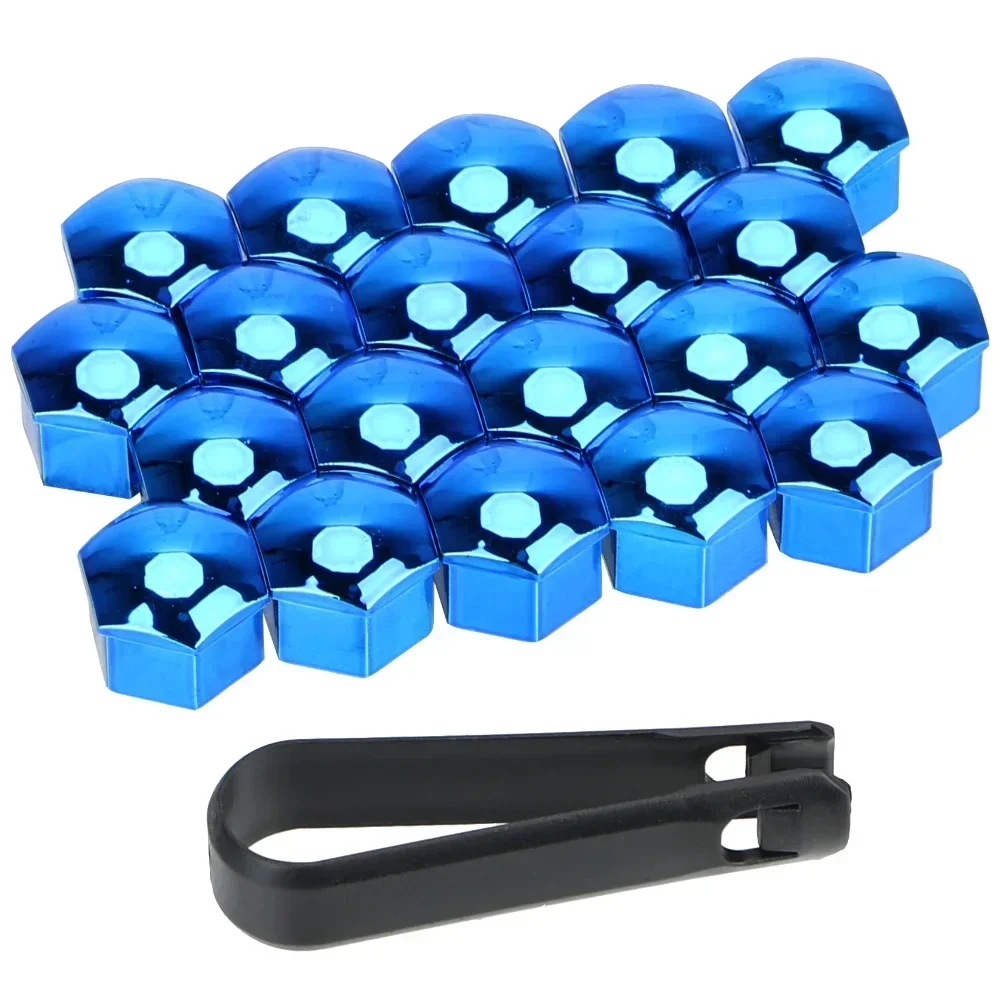 17/19/21mm 20Pcs Car Wheel Nut Caps Anti-Rust Auto Hub Screw Protection Covers Car Tire Screw Caps Nut Bolt Covers Auto Exterior