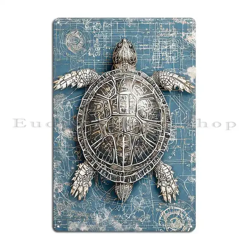Engineering Blueprints Of Futuristic Ideas Metal Sign Vintage Wall Decor Customized Wall Plaque Pub Mural Tin Sign Poster