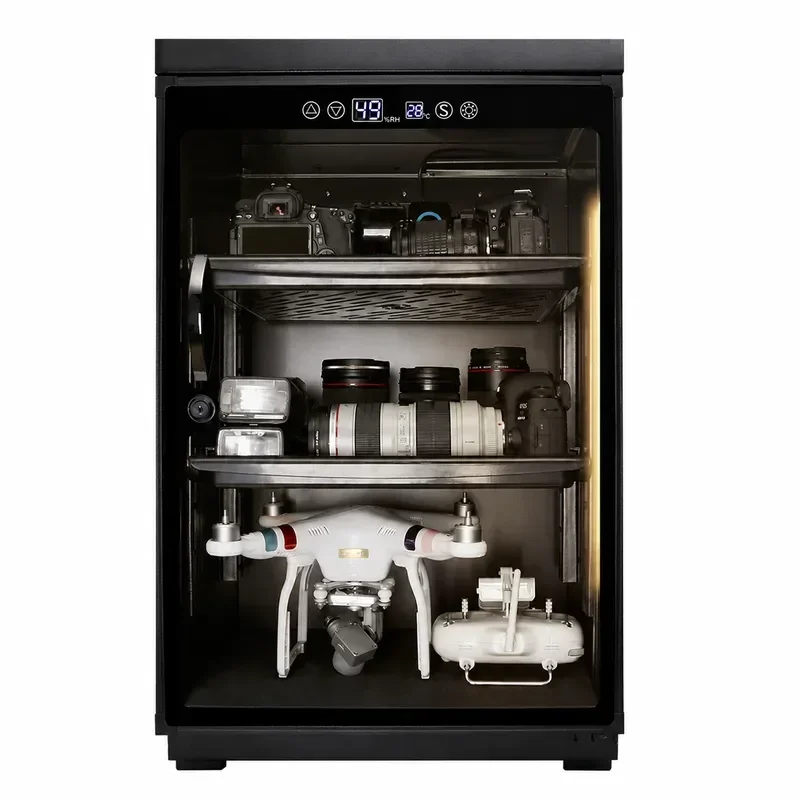 Large Capacity Moisture Proof Cabinet for SLR Camera Drying Box Photographic Equipment Anti Mildew Dehumidification