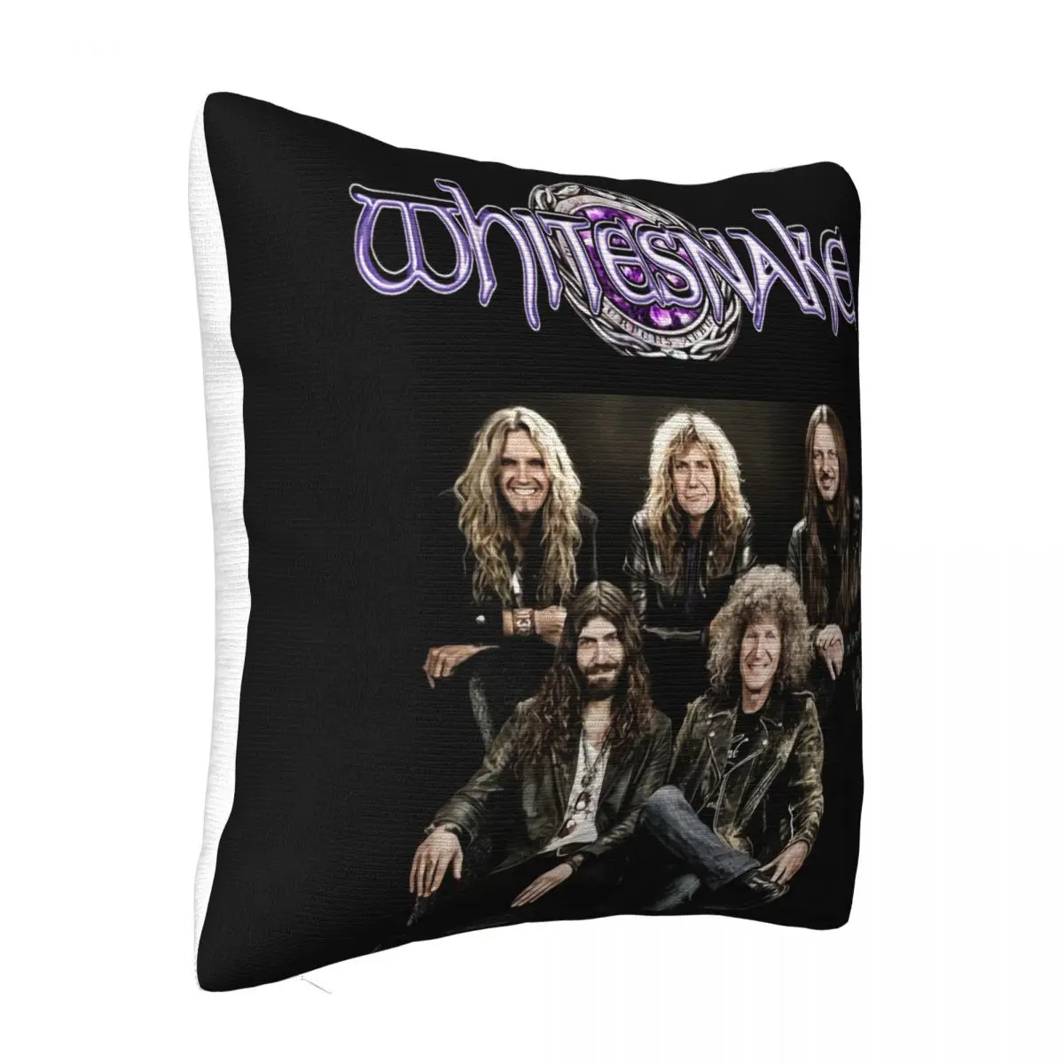 Whitesnake Purple Tour Black New Rock Rock Band Stylish Colour Surprise Unisex Great Quality Best Selling Pillow Case