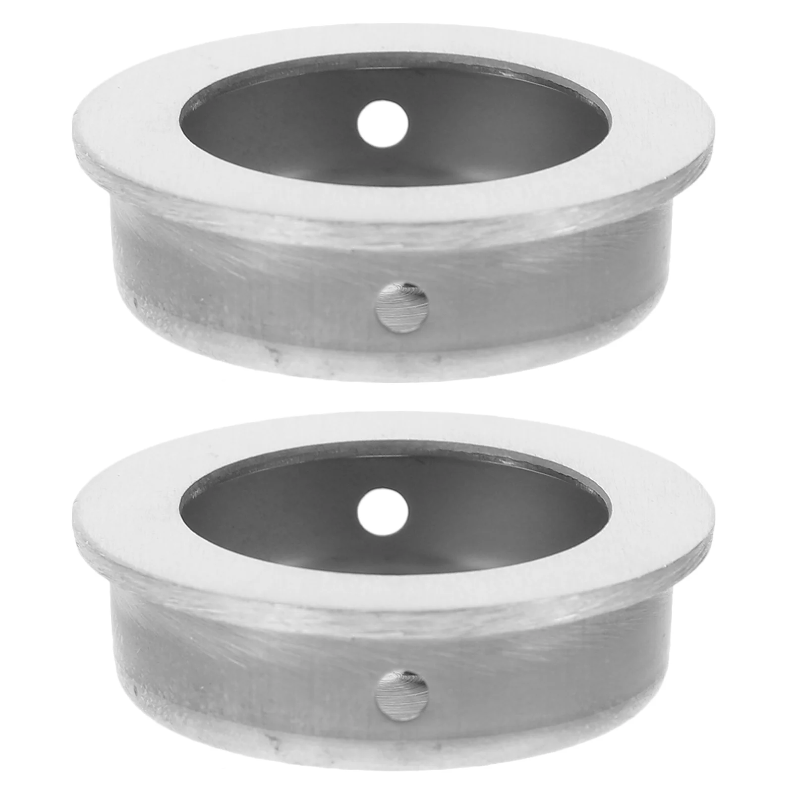 2 قطعة راحة مقابض الأبواب جيب مستديرة خمر نمط المخفية الأخدود خزانة درج سحب خزانة قبضة جيب مقابض الأبواب