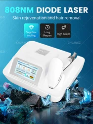 2024 Portable Painless Hair Removal Machine Diode Ice Platinum Painless Alexandrite Permanent Hair Removal Machine 755nm 808nm 1