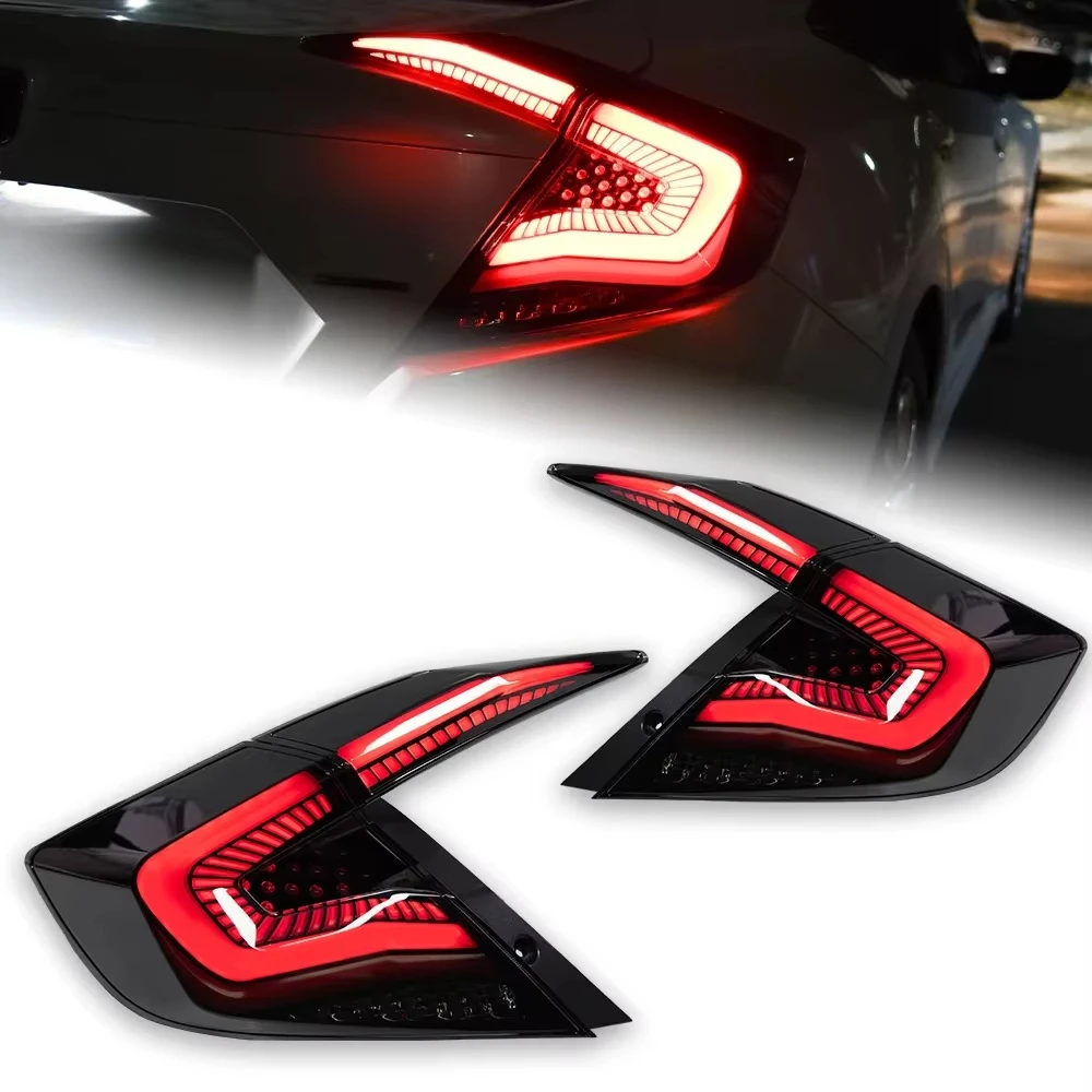 

Upgrade LED Tail Light Plug&Play for Civic Tail Lights 2017-2020LED Tail Light Rear DRL Dynamic Signal Reverse Accessories