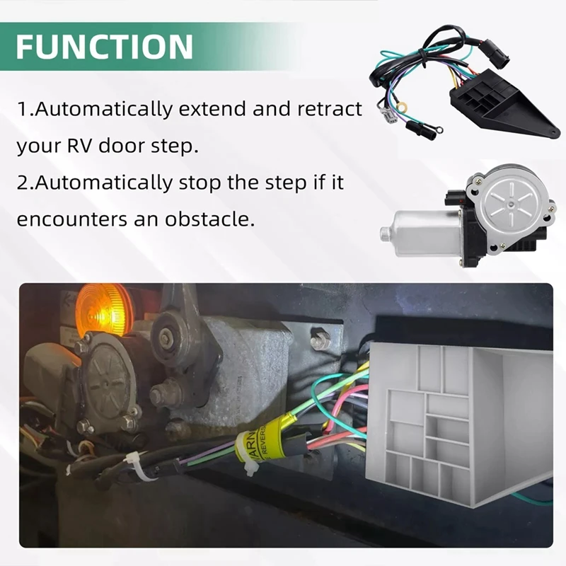 RV Step Motor 676061 & RV Step Control Unit 909510000 For Lippert Kwikee Step