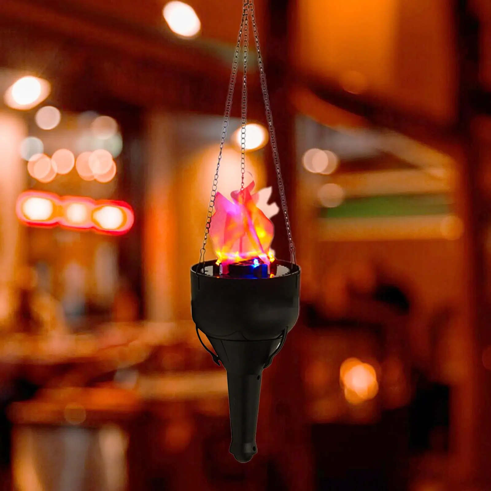 Lampu api palsu multifungsi, alat peraga baru lampu malam berkedip, lampu api untuk dekorasi Natal pesta Halloween Festival