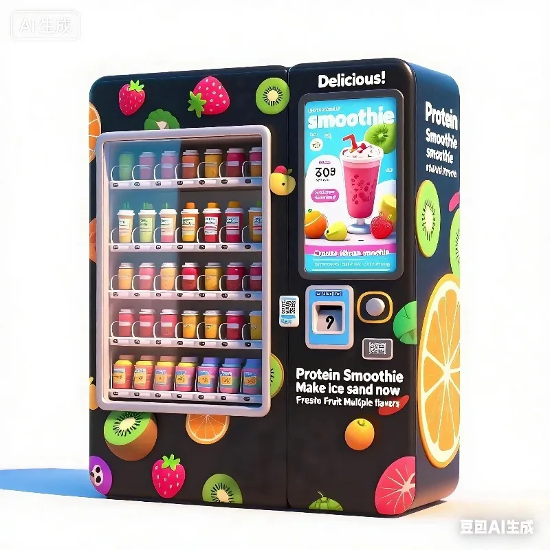 Distributeur Automatique De Smoothies Smoothie Frozen Fruit Vending Machine Inventory Vending Machine Smoothie Customized