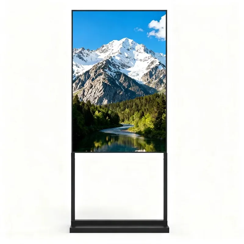 Waterproof IP65 indoor touch LCD kiosk, custom sized for digital signage displays in elevators and shopping malls