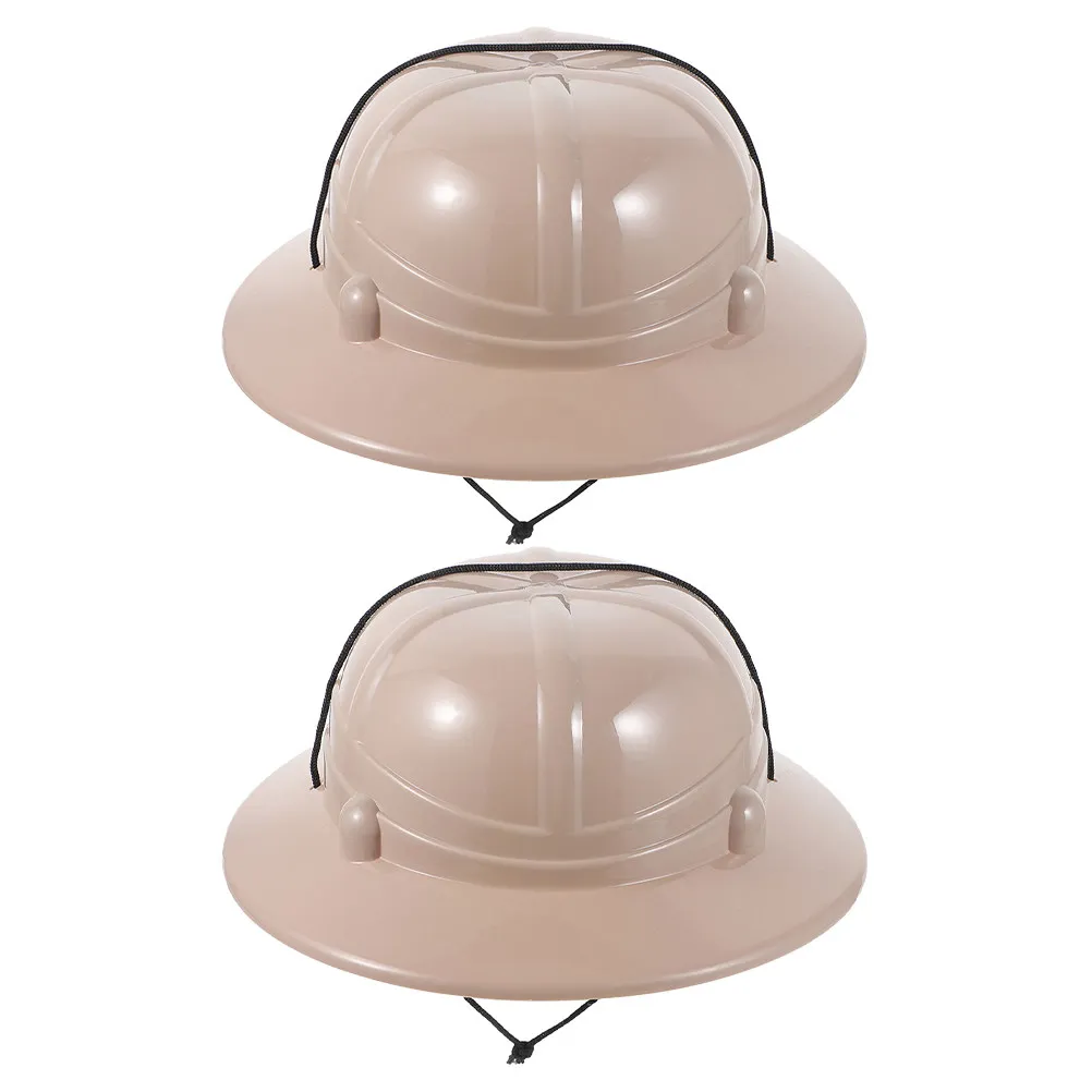 2 Pcs Explorers Costume Accessories Cosplay Cap Caps Hat for Children Kids Hats