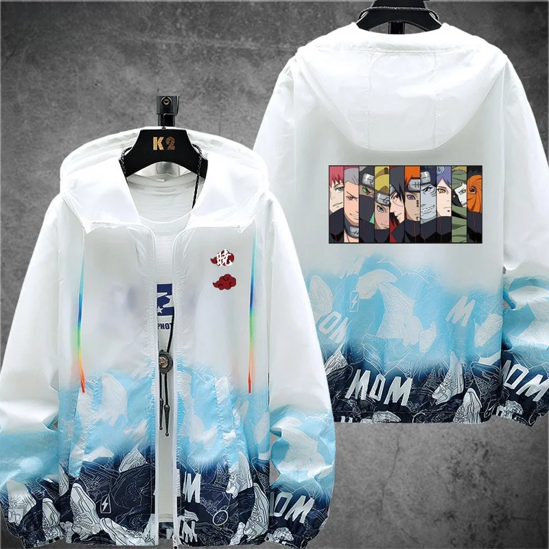 

Ультратонкая повседневная куртка Anime ippuden, дышащая, с защитой от солнца, свободного кроя, с длинными рукавами, летний топ
