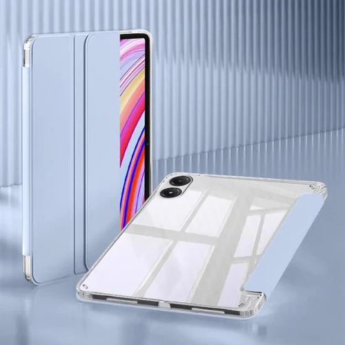 Imagen 2 del producto Funda para Redmi Pad Pro con soporte para bolígrafo, Funda trasera dura acrílica triple para tableta, Funda para Xiaomi Redmi Pad Pro / Poco Pad de 12,1 pulgadas