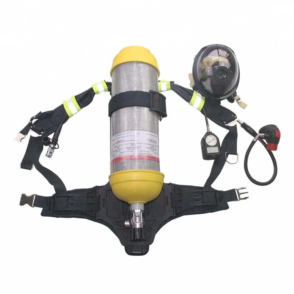 Safety harness head show HUD scba with intelligent alarm