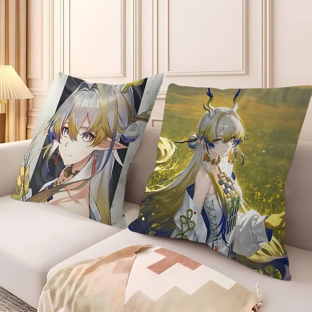 

Arknights Shu Personalized Pillow Dust Cover Bedroom Kids Party Decoration Pillowcase Birthday Children Gift