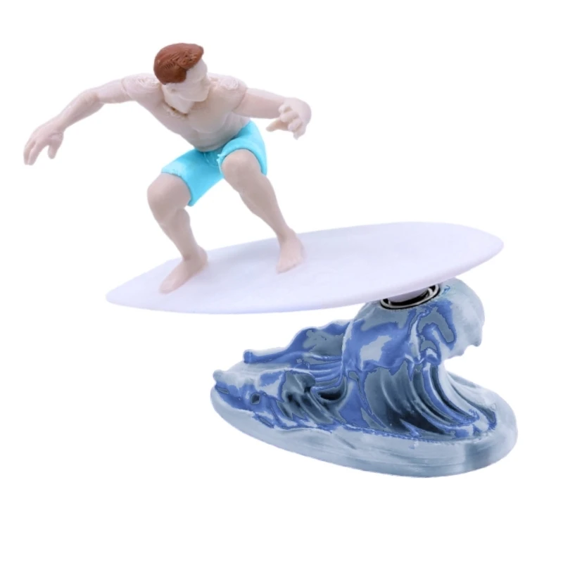 Handsome Dynamic Surfing Athlete Decoration Piece Suitable For Cars And Offices
