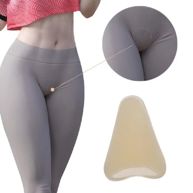 

1 Piece Camel Toe Adhesive Concealer Suits Stick Silicone Anti Wrinkle Removal Pad Privacy Invisible Pad for Swimming Yoga Sport