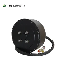 QS MOTOR High Power 12kw 24kw 70H V3 E Car Hub Motor For 100KPH Speed